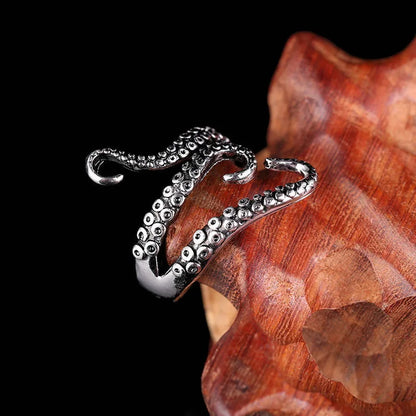 Punk Octopus Ring