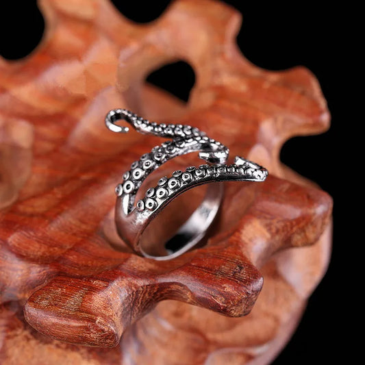 Punk Octopus Ring