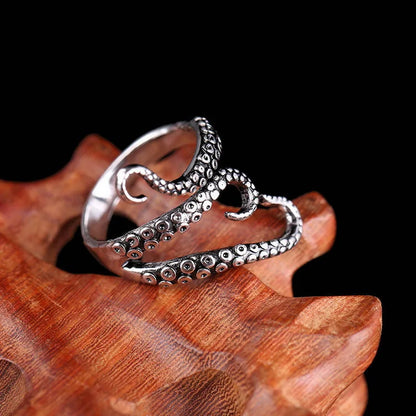 Punk Octopus Ring