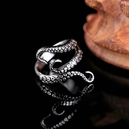 Punk Octopus Ring