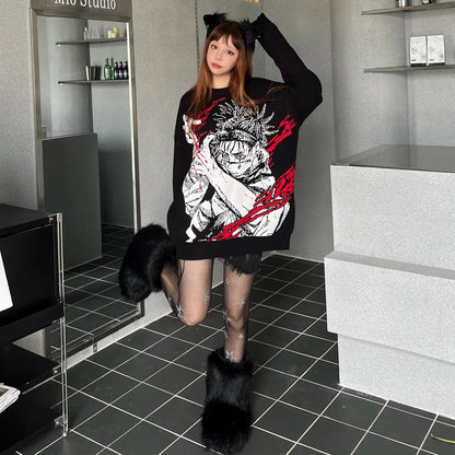 Harajuku Oversized Streetwear Pullover