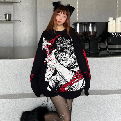 Harajuku Oversized Streetwear Pullover